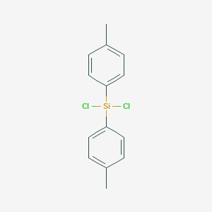 molecular formula C14H14Cl2Si B097429 Dichloro-bis(4-methylphenyl)silane CAS No. 18414-38-5
