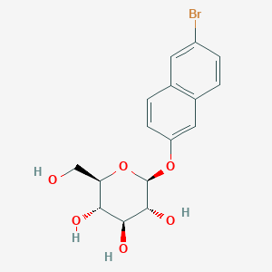 molecular formula C16H17BrO6 B097431 6-Bromo-2-naphthyl beta-D-glucopyranoside CAS No. 15548-61-5