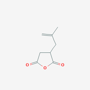 molecular formula C8H10O3 B097434 (2-Methyl-2-propenyl)succinic Anhydride CAS No. 18908-20-8