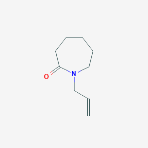 molecular formula C9H15NO B097436 2H-Azepin-2-one, hexahydro-1-(2-propenyl)- CAS No. 17356-28-4