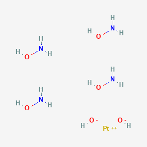 molecular formula H14N4O6Pt B097441 Tetrakis(hydroxylamine)platinum dihydroxide CAS No. 15445-15-5