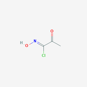 molecular formula C3H4ClNO2 B097442 Pyruvohydroximoyl chloride CAS No. 17019-27-1