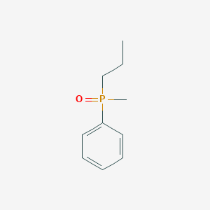 molecular formula C10H15OP B097452 (+)-Methylphenylpropylphosphine oxide CAS No. 17170-48-8