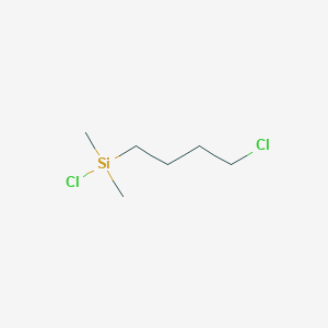molecular formula C6H14Cl2Si B097454 4-氯丁基二甲基氯硅烷 CAS No. 18145-84-1