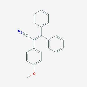 molecular formula C22H17NO B097455 ACRYLONITRILE, 2-(p-METHOXYPHENYL)-3,3-DIPHENYL- CAS No. 16143-89-8