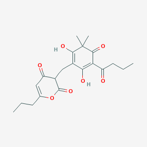 molecular formula C21H26O7 B097464 Aspidinin CAS No. 19489-48-6