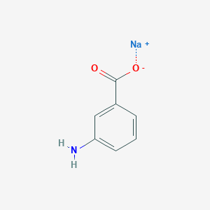 molecular formula C7H7NNaO2 B097466 Sodium 3-aminobenzoate CAS No. 17264-94-7