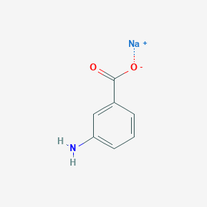 molecular formula C7H6NNaO2 B097466 Sodium 3-aminobenzoate CAS No. 17264-94-7