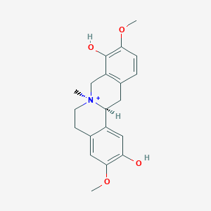 molecular formula C20H24NO4+ B097468 Cyclanoline CAS No. 18556-27-9