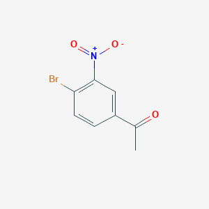 molecular formula C8H6BrNO3 B097475 1-(4-溴-3-硝基苯基)乙酮 CAS No. 18640-58-9