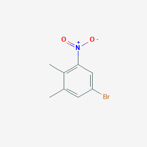 molecular formula C8H8BrNO2 B097489 5-Bromo-1,2-dimethyl-3-nitrobenzene CAS No. 18873-95-5