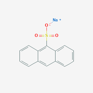 molecular formula C14H9NaO3S B097492 9-Anthracenesulfonic acid sodium salt CAS No. 17213-01-3