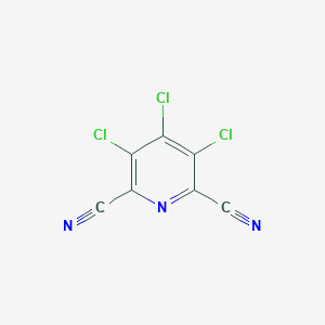 molecular formula C7Cl3N3 B097496 2,6-Dicyanotrichloropyridine CAS No. 17824-85-0