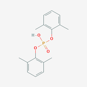 molecular formula C16H19O4P B097497 Bis(2,6-dimethylphenyl)phosphate CAS No. 18350-99-7