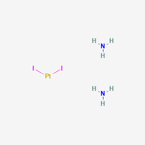 molecular formula H6I2N2Pt B097511 cis-Diiododiammineplatinum(II) CAS No. 15978-93-5
