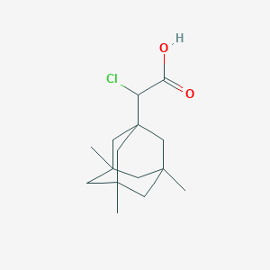 molecular formula C15H23ClO2 B097525 Alpha-Chloro-3,5,7-Trimethyl-1-Adamantaneacetic Acid CAS No. 16668-45-4