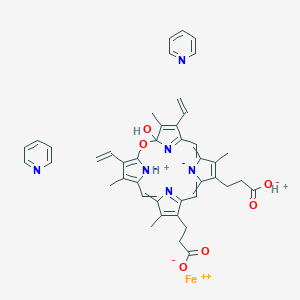 molecular formula C43H42FeN6O6 B097535 Verdohemochrome CAS No. 17567-74-7