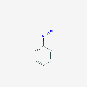 molecular formula C7H8N2 B097536 Diazene, methylphenyl- CAS No. 17556-69-3