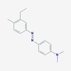 molecular formula C17H21N3 B097540 p-((3-Ethyl-p-tolyl)azo)-N,N-dimethylaniline CAS No. 17010-63-8