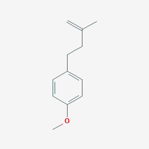 molecular formula C12H16O B097547 4-(4-Methoxyphenyl)-2-methyl-1-butene CAS No. 18491-21-9
