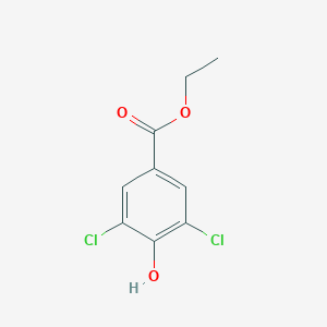 molecular formula C9H8Cl2O3 B097549 3,5-二氯-4-羟基苯甲酸乙酯 CAS No. 17302-82-8