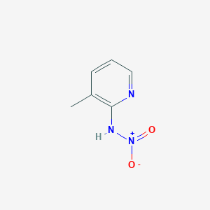 molecular formula C6H7N3O2 B097552 2-Pyridinamine, 3-methyl-N-nitro- CAS No. 18344-53-1