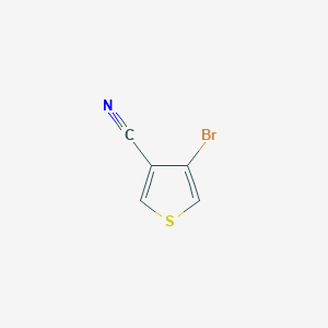 molecular formula C5H2BrNS B097555 4-Bromothiophene-3-carbonitrile CAS No. 18895-10-8