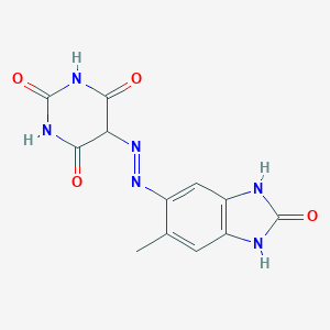 molecular formula C12H10N6O4 B009756 Pigment Orange 64 CAS No. 72102-84-2