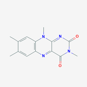 molecular formula C14H14N4O2 B097561 3-Methyllumiflavin CAS No. 18636-32-3