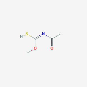 molecular formula C4H7NO2S B097563 O-methyl N-acetylcarbamothioate CAS No. 16696-87-0