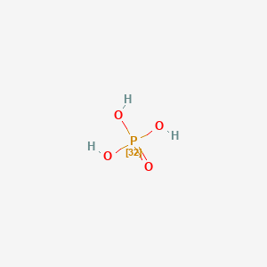 molecular formula H3O4P B097564 (32P)Phosphoric acid CAS No. 15364-02-0