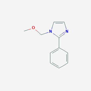 molecular formula C11H12N2O B097570 1-(methoxymethyl)-2-phenyl-1H-imidazole CAS No. 112655-31-9