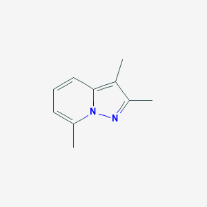 molecular formula C10H12N2 B097574 2,3,7-Trimethylpyrazolo[1,5-a]pyridine CAS No. 17408-34-3