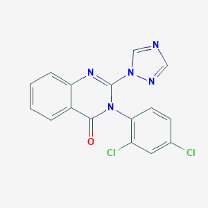 molecular formula C16H9Cl2N5O B009758 Quinconazole CAS No. 103970-75-8