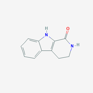 molecular formula C11H10N2O B097582 2,3,4,9-tetrahydro-1H-pyrido[3,4-b]indol-1-one CAS No. 17952-82-8