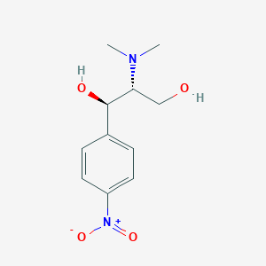 molecular formula C11H16N2O4 B097584 (1R,2R)-2-(N,N-Dimethylamino)-1-(p-nitrophenyl)-1,3-propanediol CAS No. 18867-45-3