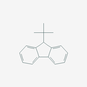 molecular formula C17H18 B097585 9-(1,1-Dimethylethyl)-9H-fluorene CAS No. 17114-78-2