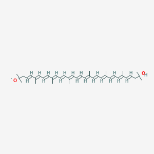 molecular formula C41H58O2 B097586 Hydroxyspirilloxanthin CAS No. 16176-79-7