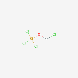 molecular formula CH2Cl4OSi B097603 (Chloromethoxy)trichlorosilane CAS No. 18157-08-9