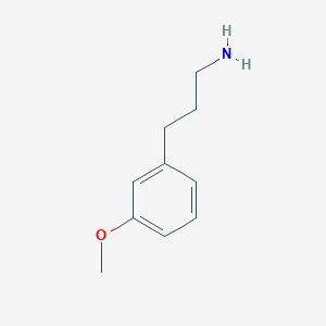 molecular formula C10H15NO B097615 3-(3-甲氧基苯基)丙-1-胺 CAS No. 18655-52-2