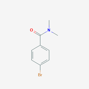 molecular formula C9H10BrNO B097617 4-bromo-N,N-dimethylbenzamide CAS No. 18469-37-9