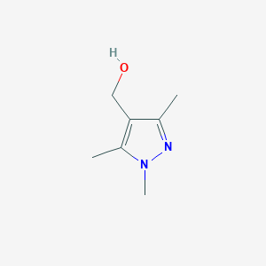 molecular formula C7H12N2O B097618 (1,3,5-三甲基-1H-吡唑-4-基)甲醇 CAS No. 18712-39-5
