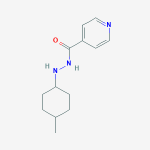 molecular formula C13H19N3O B097627 Isonicotinic acid, 2-(4-methylcyclohexyl)hydrazide CAS No. 15407-89-3