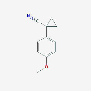 molecular formula C11H11NO B097639 1-(4-Methoxyphenyl)cyclopropanecarbonitrile CAS No. 16728-00-0