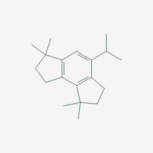 molecular formula C19H28 B097645 As-Hydrindacene, 4-isopropyl-1,1,6,6-tetramethyl- CAS No. 17465-47-3