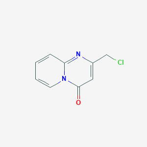 molecular formula C9H7ClN2O B097652 2-(chloromethyl)-4H-pyrido[1,2-a]pyrimidin-4-one CAS No. 16867-35-9