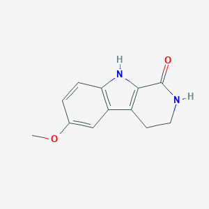 molecular formula C12H12N2O2 B097665 6-Methoxy-2,3,4,9-tetrahydro-1H-beta-carbolin-1-one CAS No. 17952-87-3