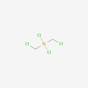 molecular formula C2H4Cl4Si B097667 Bis(chloromethyl)dichlorosilane CAS No. 18076-97-6