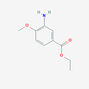 molecular formula C10H13NO3 B097677 Ethyl 3-Amino-4-methoxybenzoate CAS No. 16357-44-1