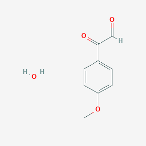 molecular formula C9H10O4 B097681 4-Methoxyphenylglyoxal hydrate CAS No. 16208-17-6